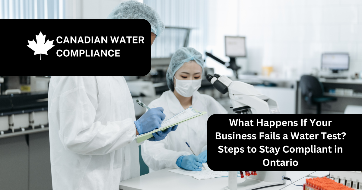 What Happens If Your Business Fails a Water Test? Steps to Stay Compliant in Ontario