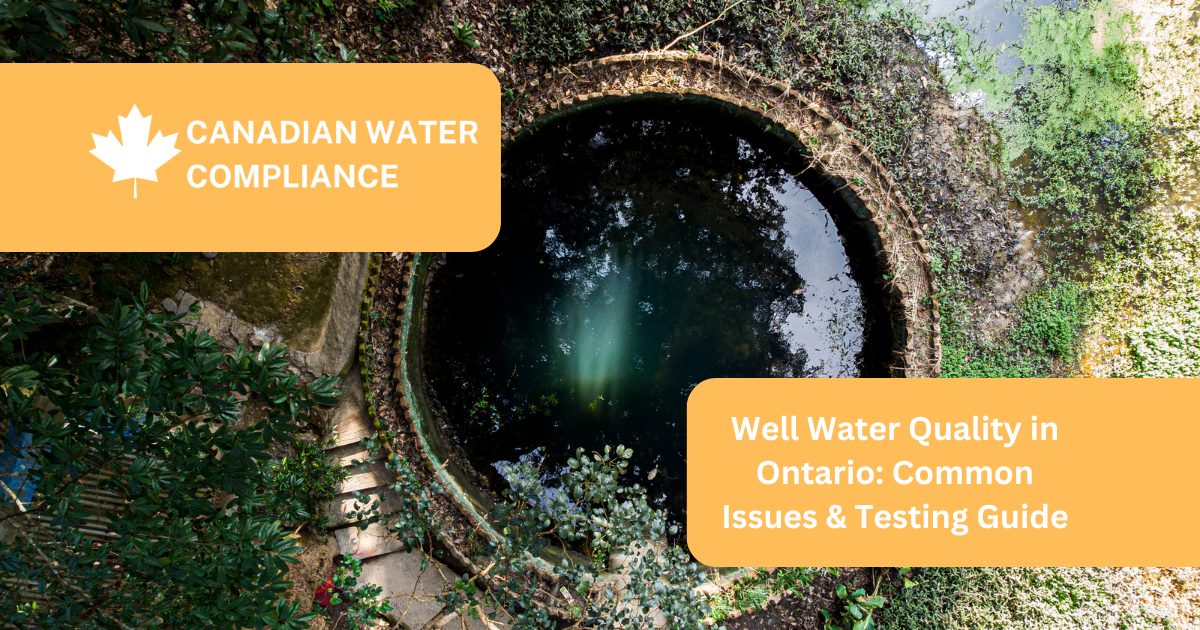 Well Water Quality in Ontario: Common Issues & Testing Guide