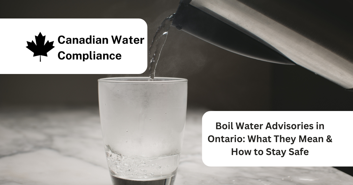 Boil Water Advisories in Ontario: What They Mean & How to Stay Safe