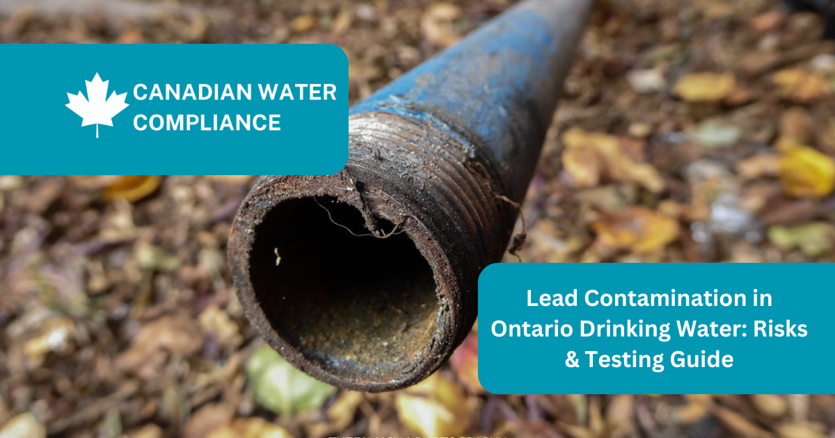 Lead Contamination in Ontario Drinking Water: Risks & Testing Guide