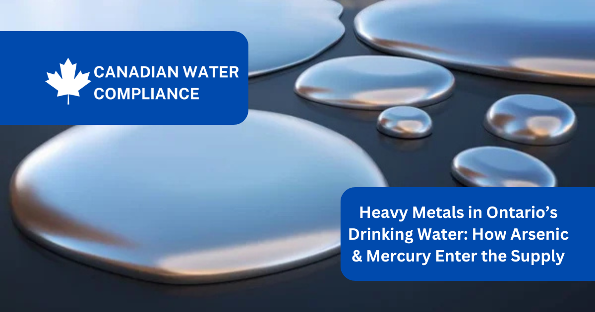 Heavy Metals in Ontario’s Drinking Water: How Arsenic & Mercury Enter the Supply